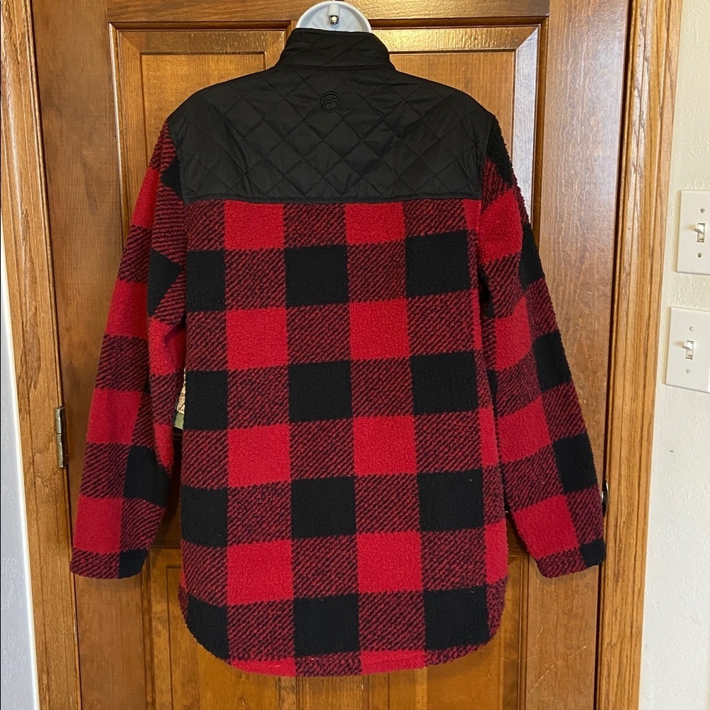 Magellan Outdoors pullover quilted-overlay fleece outdoor wear New Size Large - Picture 7 of 13